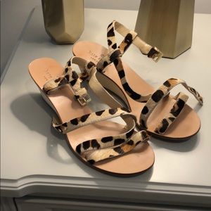 Kate Spade leopard sandals
